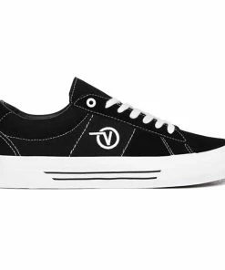 VANS - SADDLE SID PRO MENS SHOES: BLACK/WHITE