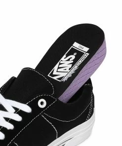 VANS - SADDLE SID PRO MENS SHOES: BLACK/WHITE