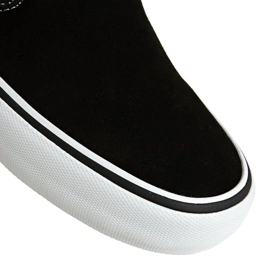 VANS - SLIP ON PRO SHOES: BLACK/WHITE/GUM 3 VANS - SLIP ON PRO SHOES: BLACK/WHITE/GUM