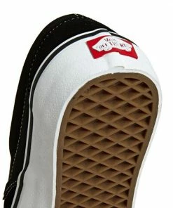 VANS - SLIP ON PRO SHOES: BLACK/WHITE/GUM 7 VANS - SLIP ON PRO SHOES: BLACK/WHITE/GUM