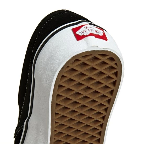 VANS - SLIP ON PRO SHOES: BLACK/WHITE/GUM 4 VANS - SLIP ON PRO SHOES: BLACK/WHITE/GUM