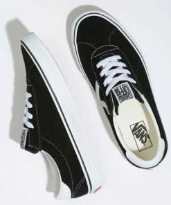VANS - SPORT (CLASSIC SPORT) SHOES: BLACK/WHITE