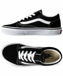 VANS - OLD SKOOL BOYS SHOES BLACK/WHITE Trucks